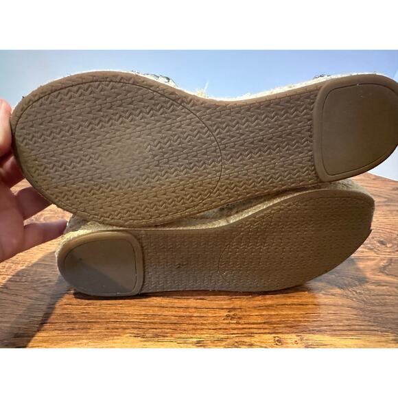 Michael Kors Darby Espadrille Sandals – Snake Print Leather | Women’s Size 9 - Picture 9 of 11